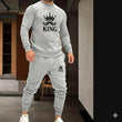 2 Pcs Men's Sweatshirt Track Suit