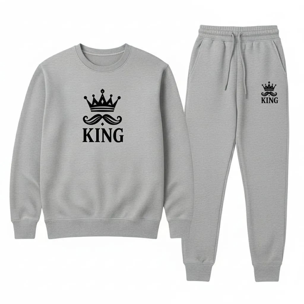 2 Pcs Men's Sweatshirt Track Suit