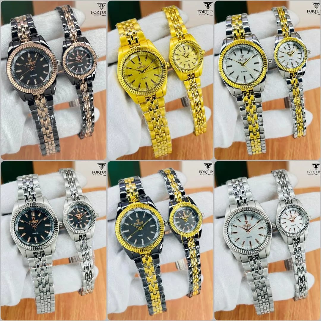2 pcs Couple Watch Water Resistant Design